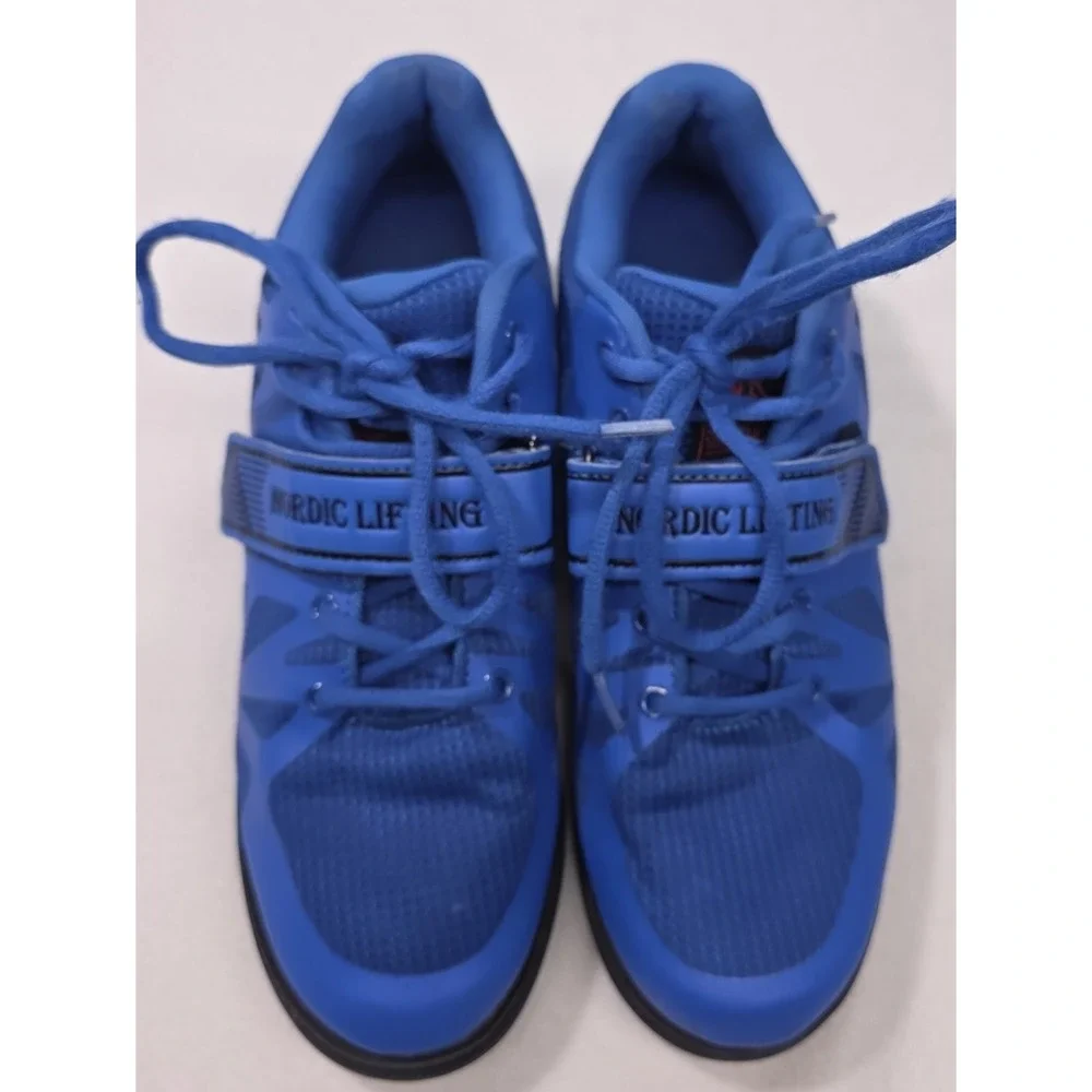 Mens Blue Nordic Lifting Powerlifting Shoes‎ for Heavy Weightlifting Size 905
